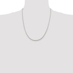 Diamond-Cut Franco Chain Necklace in Sterling Silver