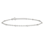Sterling Silver Beads 9 inch Plus 1 inch Extender - Total 10 inch Anklet