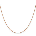 Diamond-Cut Cable Chain in 14K Rose Gold, 1.4mm