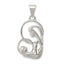 Sterling Silver 925 Mary & Child Charm Polished Finish Anti-Tarnish