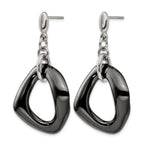 Stainless Steel Polished Drop Dangle Earrings for Women