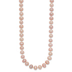 14K Gold Filled 6-7mm Pink Cultured Freshwater Pearl Necklace