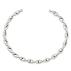 Sophia Jewelers 925 Sterling Silver Twisted Cuff Bangle for Women