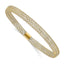 14K with Rhodium-Platedodium Polished Stretch Bangle
