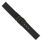 Milanese Mesh Watch Strap in Matte Black PVD Stainless Steel, 18mm