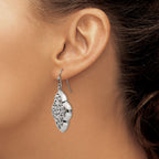 Stainless Steel Polished Drop Dangle Earrings for Women