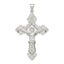 Sterling Silver Polished Crucifix Pendant