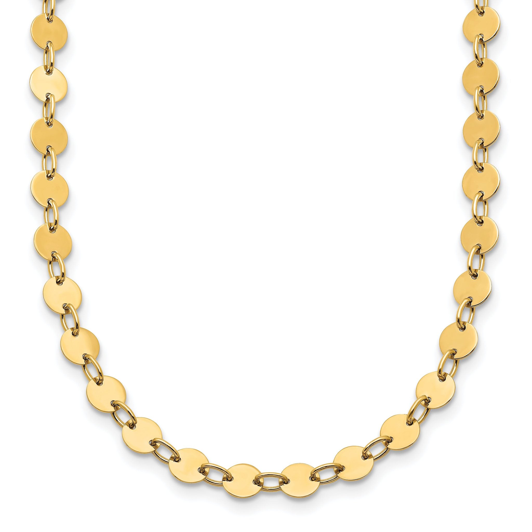 14k Polished Necklace Main image
