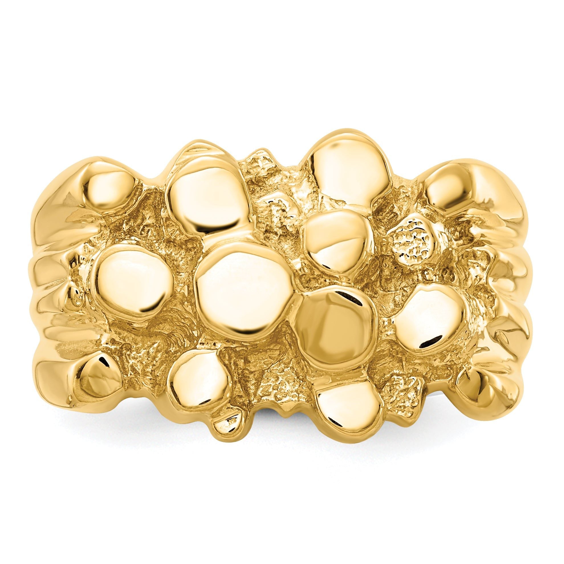 14k Men's Nugget Ring