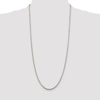 Diamond-Cut Spiga Chain Necklace in Sterling Silver