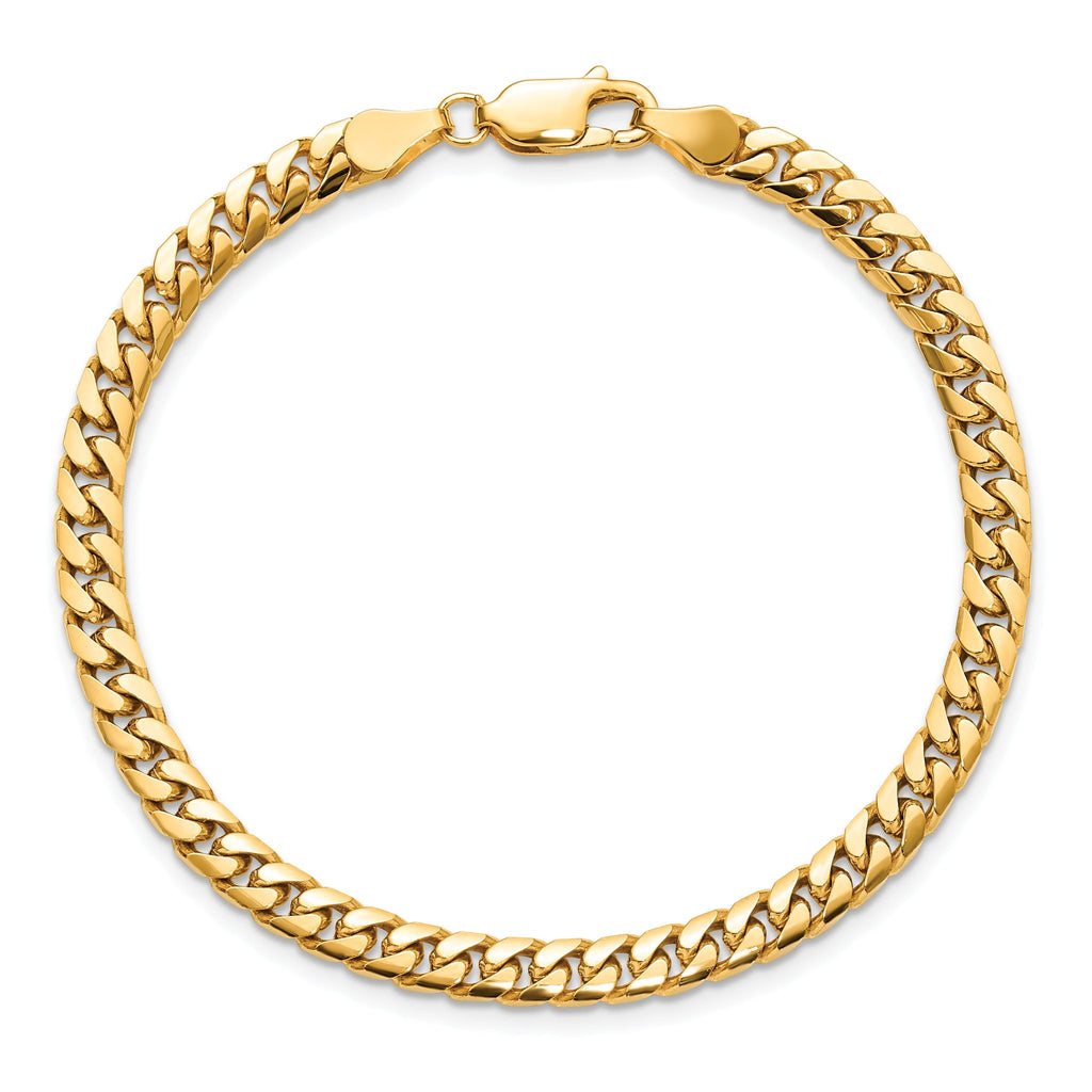 Miami Cuban Link Chain in 14K Yellow Gold, 4.3mm