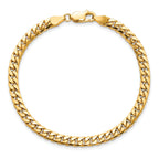 Miami Cuban Link Chain in 14K Yellow Gold, 4.3mm