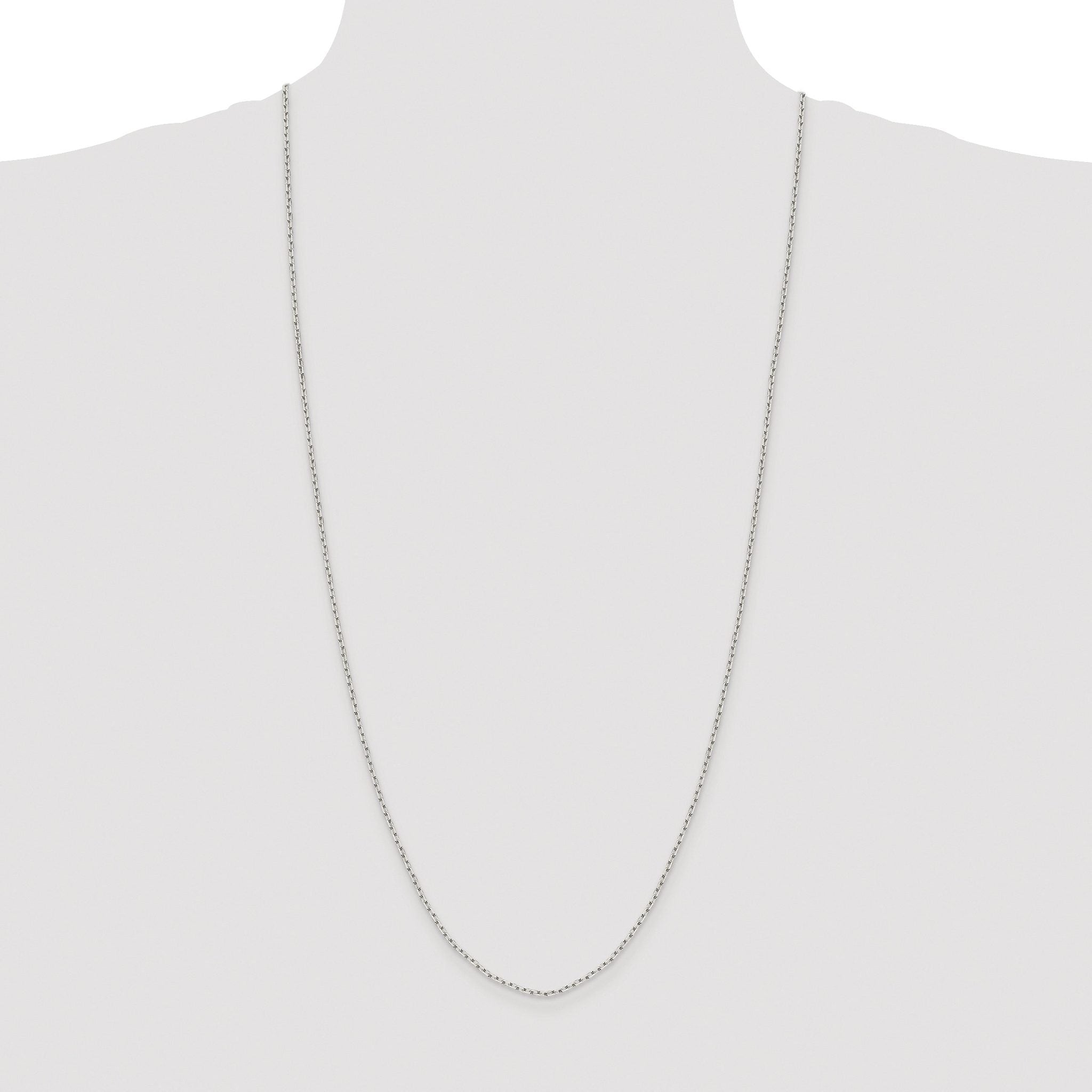 Diamond-Cut Cable Chain Necklace in Sterling Silver