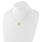 10K Polished Tree of Life Necklace