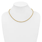 14K Gold Filled Wheat Chain Necklace in 2.8mm Width