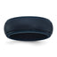 Ridged Edge Wedding Band in Navy Blue Silicone, 8mm