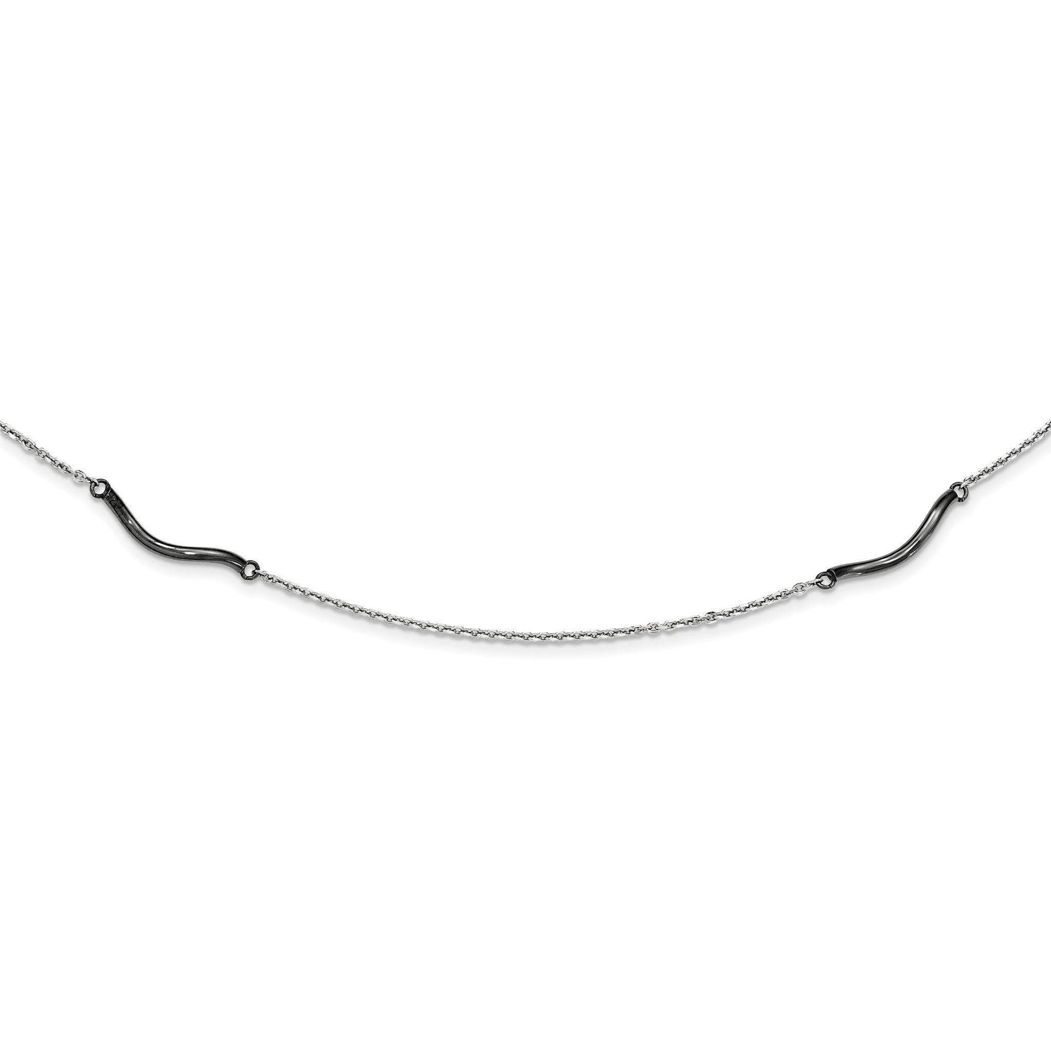 Sterling Silver Ruthenium-plated Necklace Main image