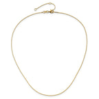 0.7mm 10K Yellow Gold Box Chain