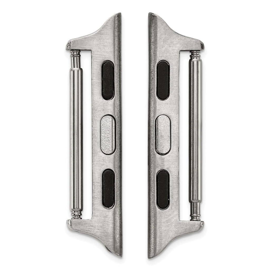 38mm Apple Watch Pair of Steel Adapters Fits 20mm Watch Band