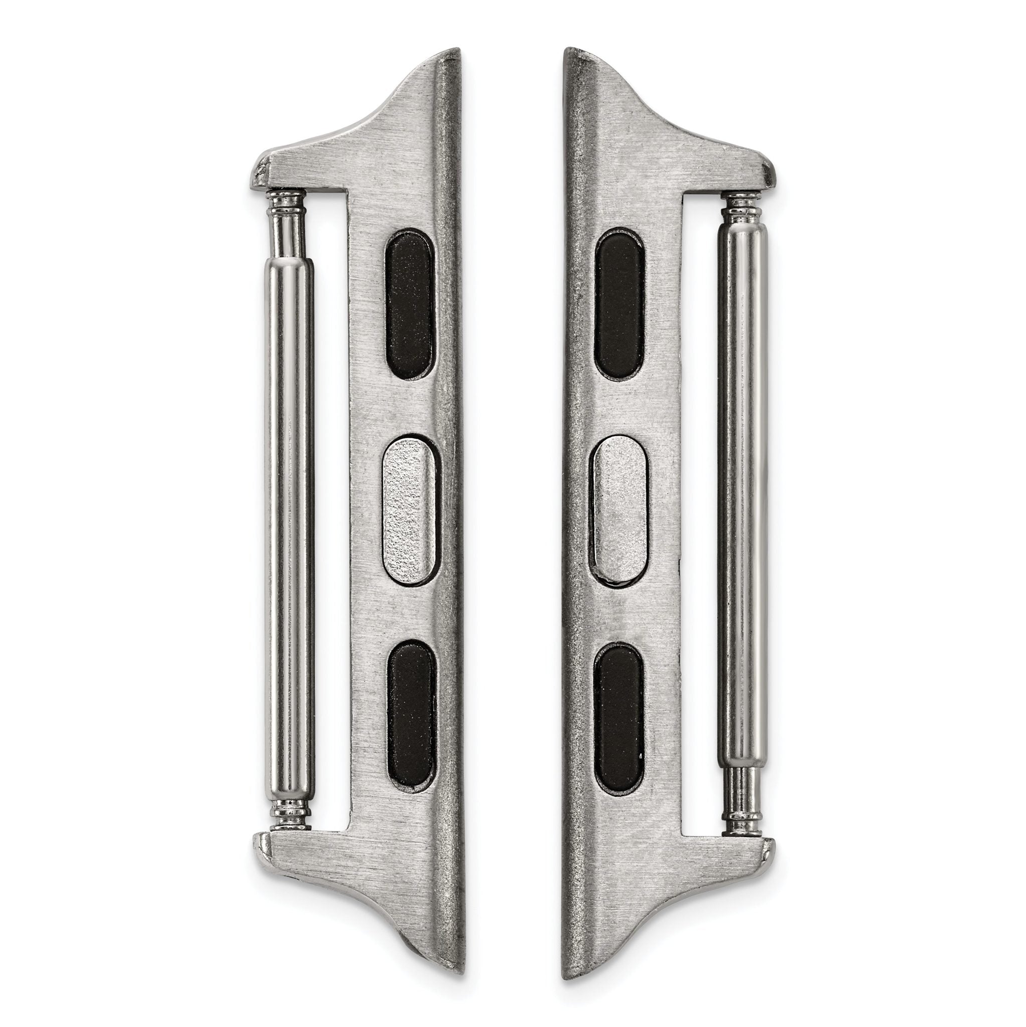 38mm Apple Watch Pair of Steel Adapters Fits 20mm Watch Band