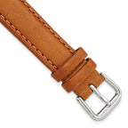 Havana Italian Leather Watch Band in Brown, 19mm