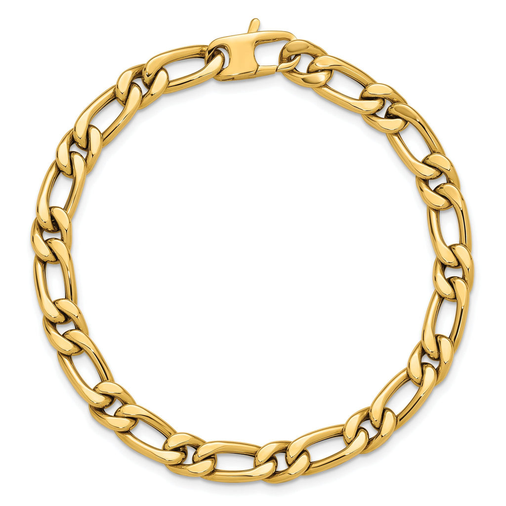 14K Polished Fancy Link Bracelet