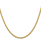 Diamond-Cut Rope Chain in 14K Yellow Gold, 2.75mm