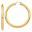 10k Polished 5mm Tube Hoop Earrings
