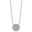 14kw 1 ctw Lab Grown Diamond VS+ F+ Heart Cluster Necklace