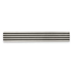 Stainless Steel Men's Tie Bar with Brushed Elegant Black Rubber Design