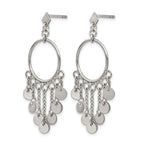 Stainless Steel Polished Drop Dangle Earrings for Women