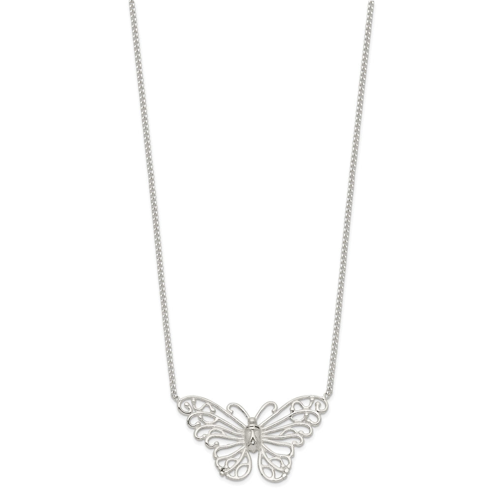 Sterling Silver Butterfly Necklace