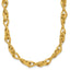 Leslie's14K Polished and Textured Twisted Link Necklace