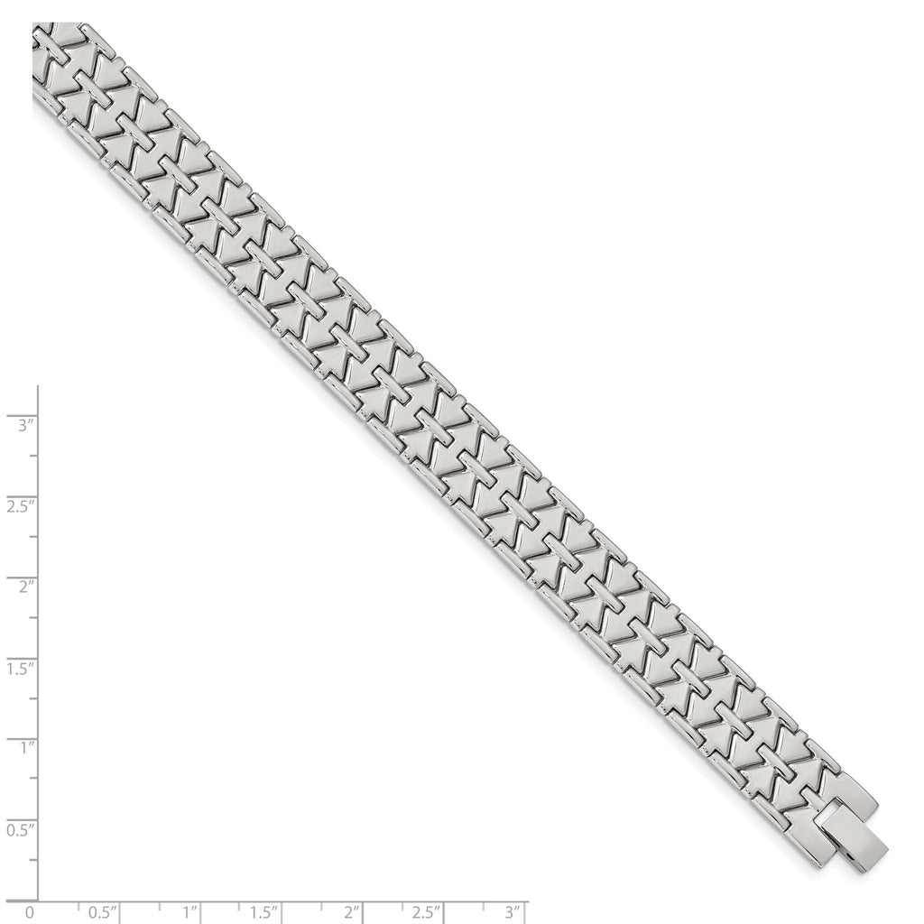Fancy Link Bracelet in Stainless Steel