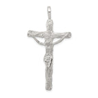 Sterling Silver 925 Crucifix Pendant with Polished Anti-Tarnish Finish