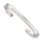 Sophia Jewelers Sterling Silver 925 Women's Cuff Bangle with Polished Finish