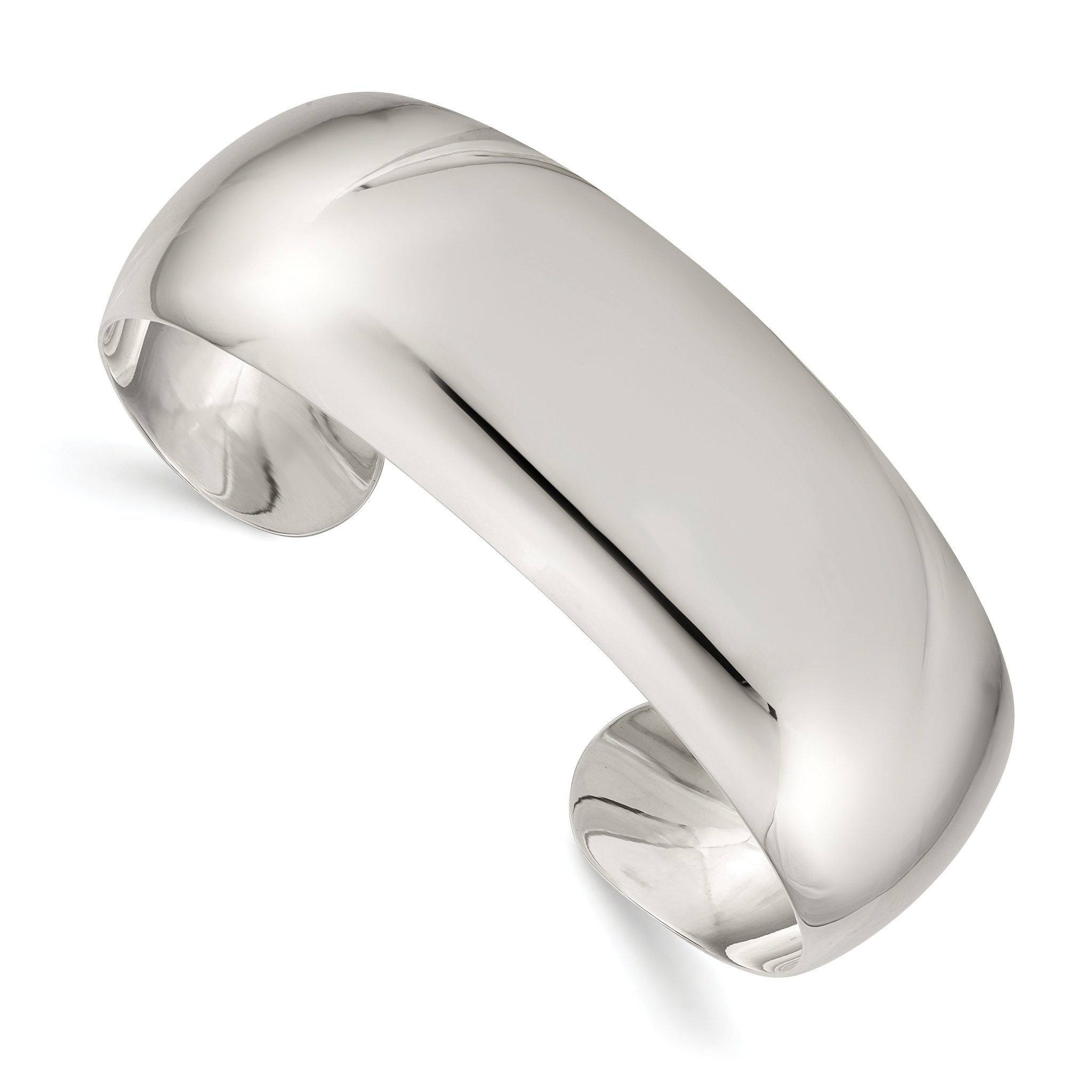 Sterling Silver 21mm Cuff Bangle Main image