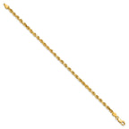 10k 3.5mm Diamond-cut Rope Chain