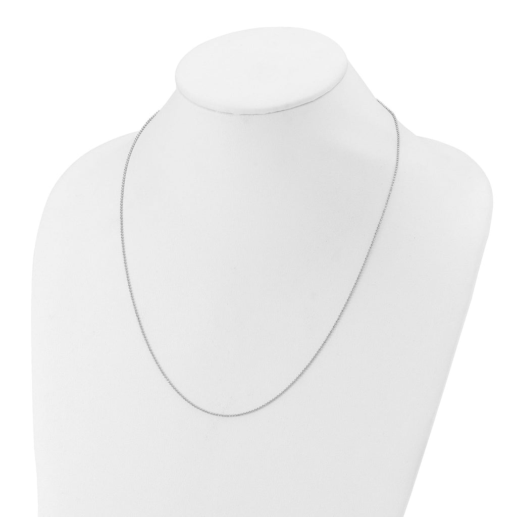 Diamond-Cut Adjustable Chain in Sterling Silver
