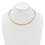 14K Polished Mesh Necklace