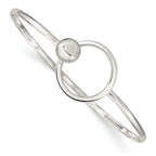 Sophia Jewelers 925 Sterling Silver Polished Bangle Bracelet for Women