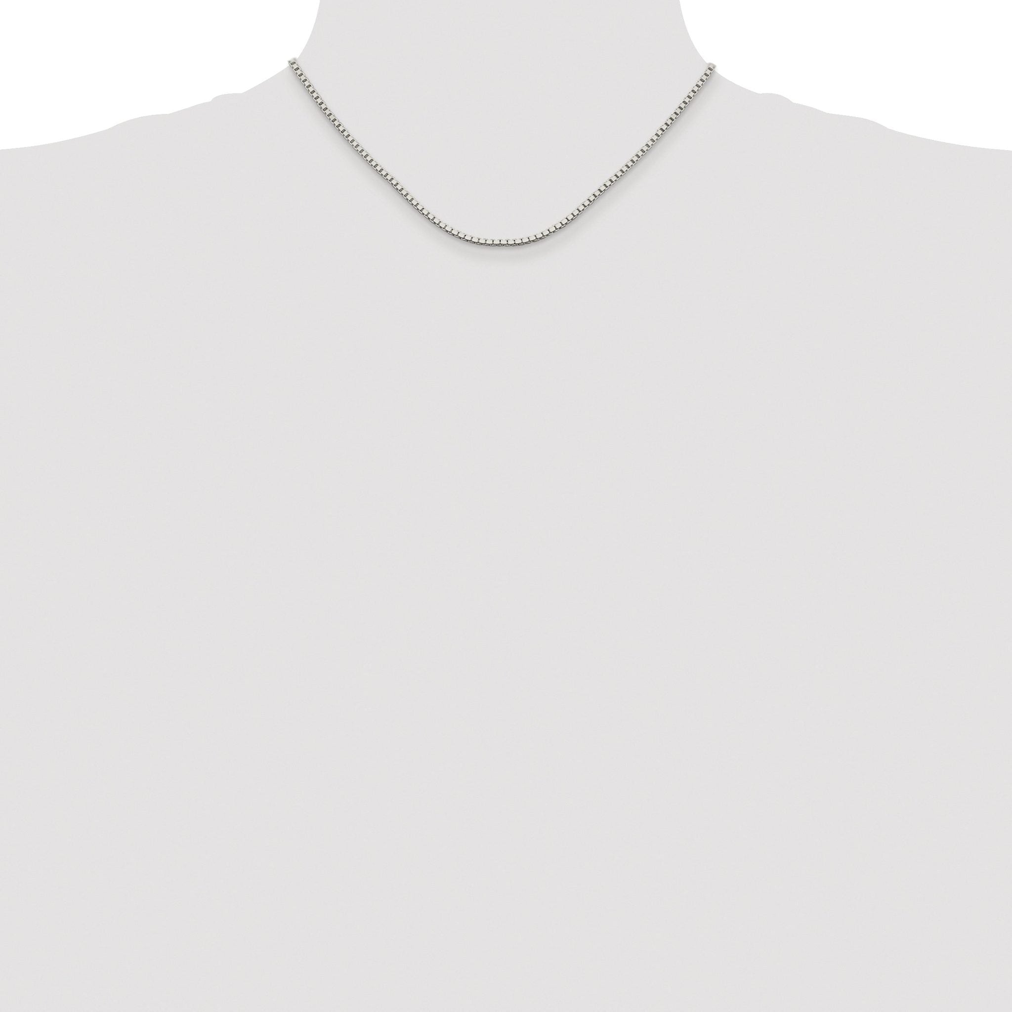 Box Chain Necklace in Sterling Silver, 1.9mm