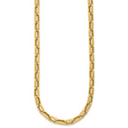 14K Polished Fancy Line Necklace