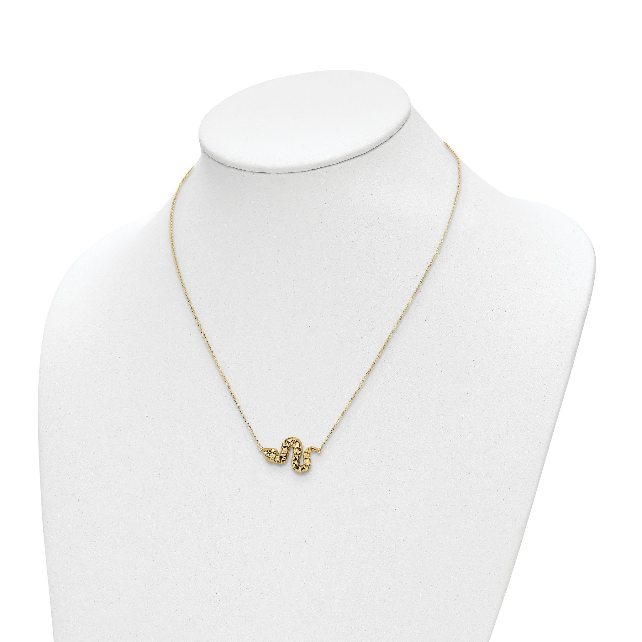 14k D/C Snake Necklace Secondary image
