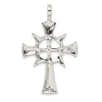 Sterling Silver 925 Iona Cross Pendant with Polished Anti-Tarnish Finish