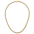 14K Gold Filled Wheat Chain Necklace in 2.8mm Width