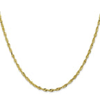10k 2.50mm Extra-Light D/C Rope Chain