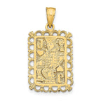 14K Jack of Hearts Pendant