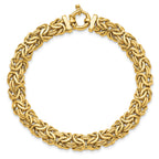 14K Polished Fancy Link Bracelet