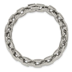Stainless Steel Polished Square Link Bracelet for Men
